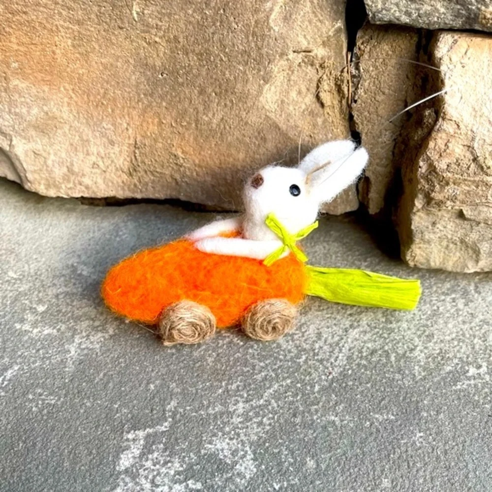 New🌟-Anthropogie-Bunny in Carrot Car